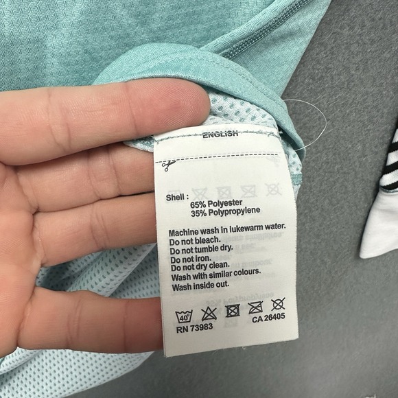 Helly Hansen Blue Long Sleeve 1/4 Zip Midlayer Women's Shirt Base layer M - Picture 5 of 7